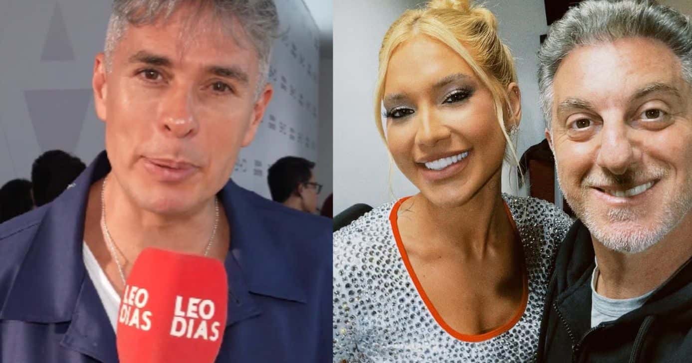 Ivan Moré, Virginia Fonseca e Luciano Huck (Fotos: Reproduções / TV Leo Dias / Instagram)
