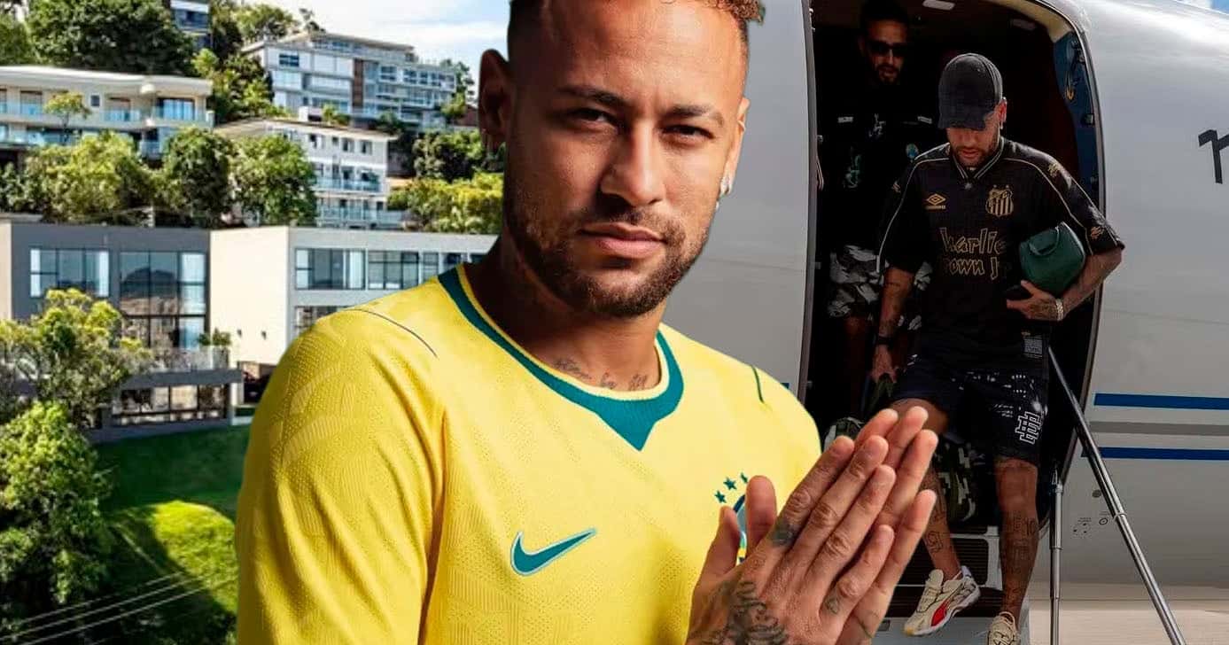 Neymar - Mansões, jatinho e fortuna de R$6,5B (Foto: Reprodução)