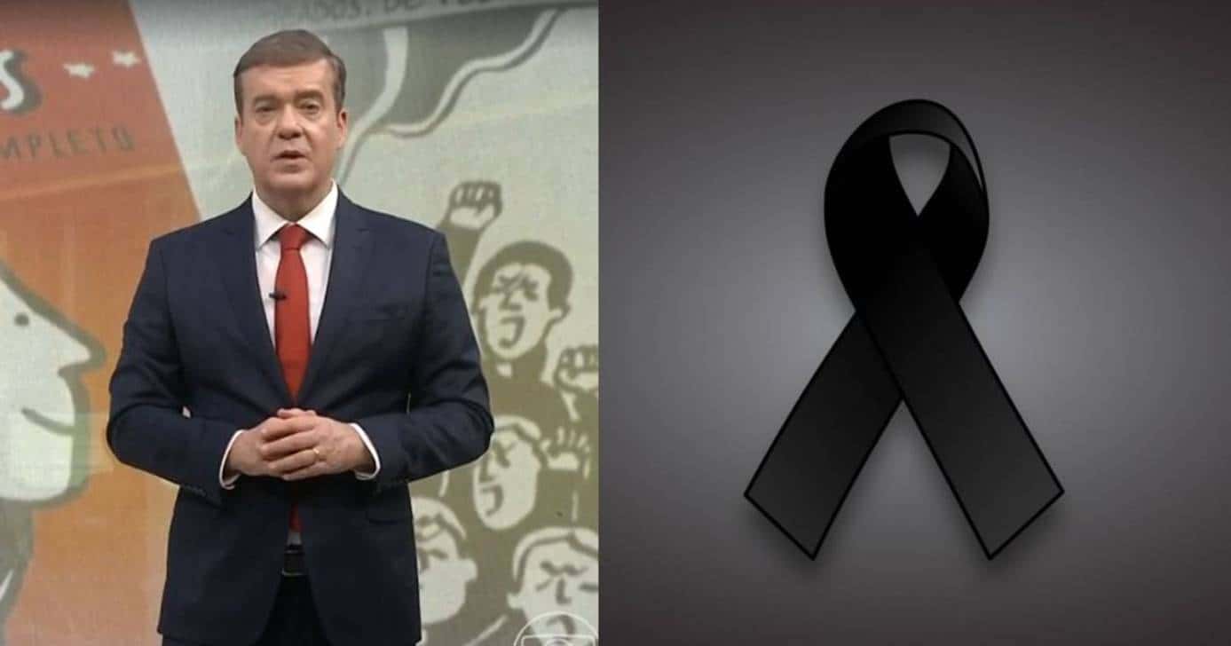 Roberto Kovalick dá notícia de luto no JH (Foto: Reprodução/Globo)