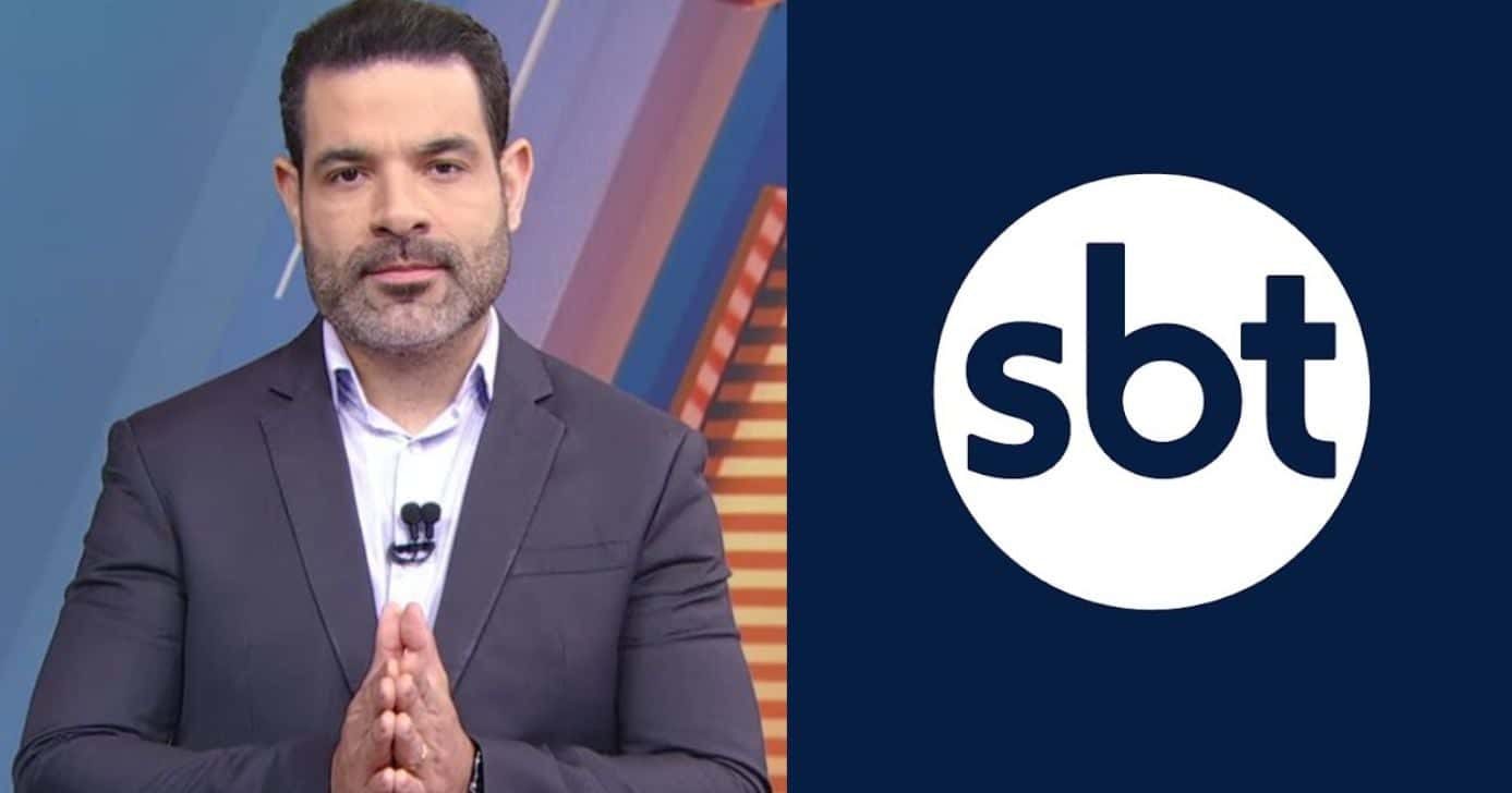 Darlisson Dutra e logo do SBT (Foto: Reprodução / SBT / Montagem TV Foco)