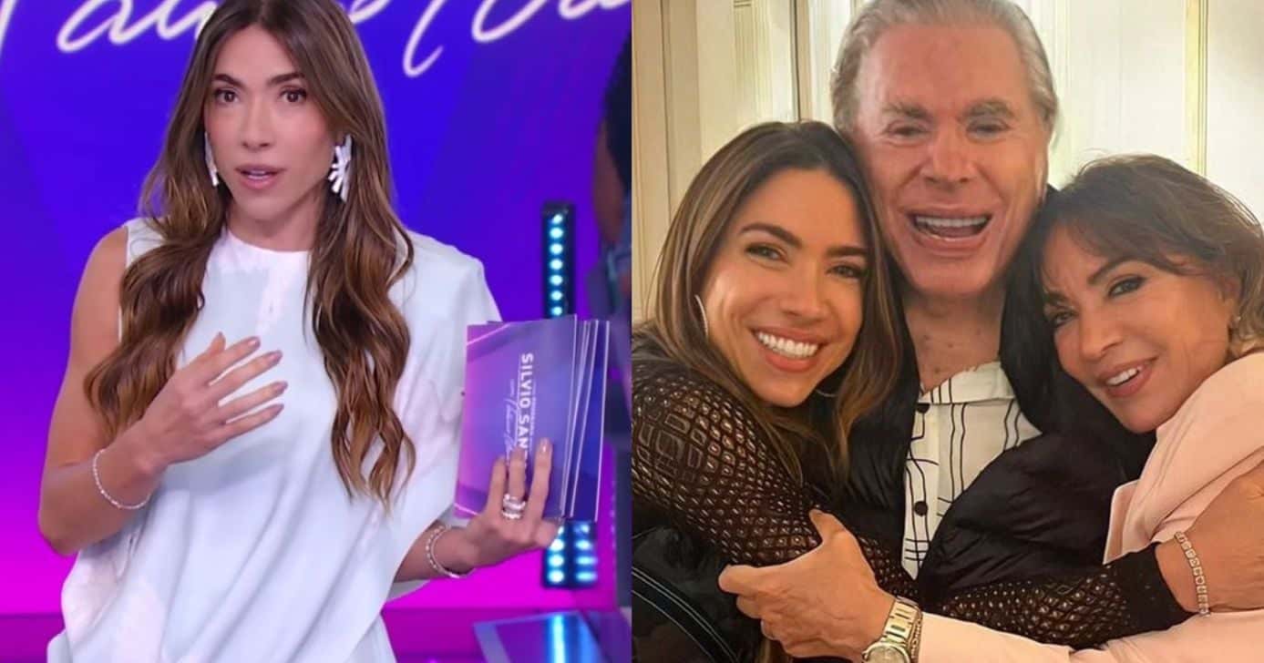 Patrícia Abravanel, Silvio Santos e Íris Abravanel (Foto: Reprodução / SBT / Instagram)