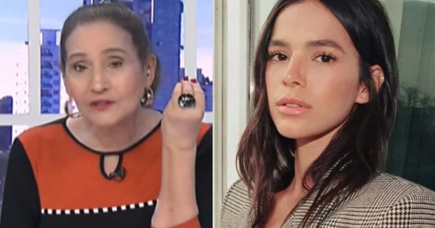 Sonia Abrão e Bruna Marquezine (Fotos: Reprodução / RedeTV! / Instagram)