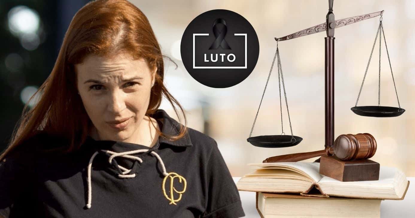 Suzane Von Richthofen e ilustração de Justiça e luto (Fotos: Reprodução / Instagram / Canva)