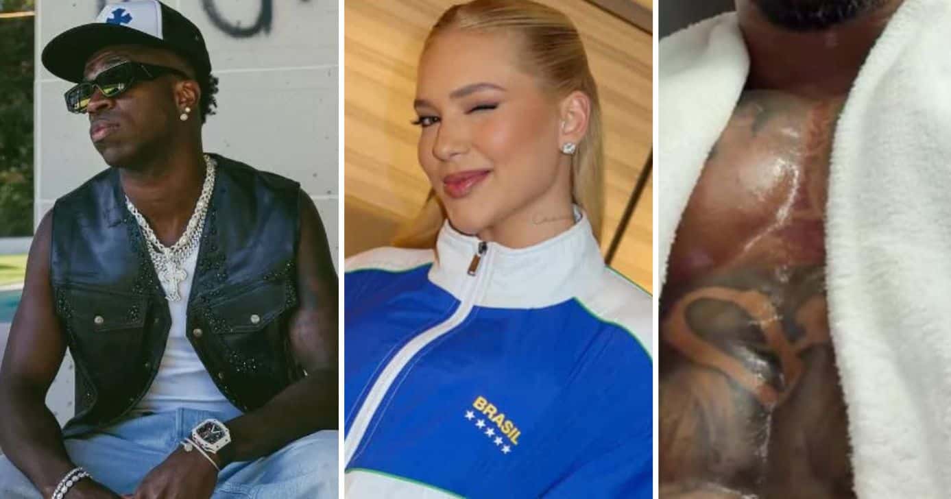 Vini Jr., Virginia Fonseca e Maduka Okoye (Foto: Reprodução / Instagram)