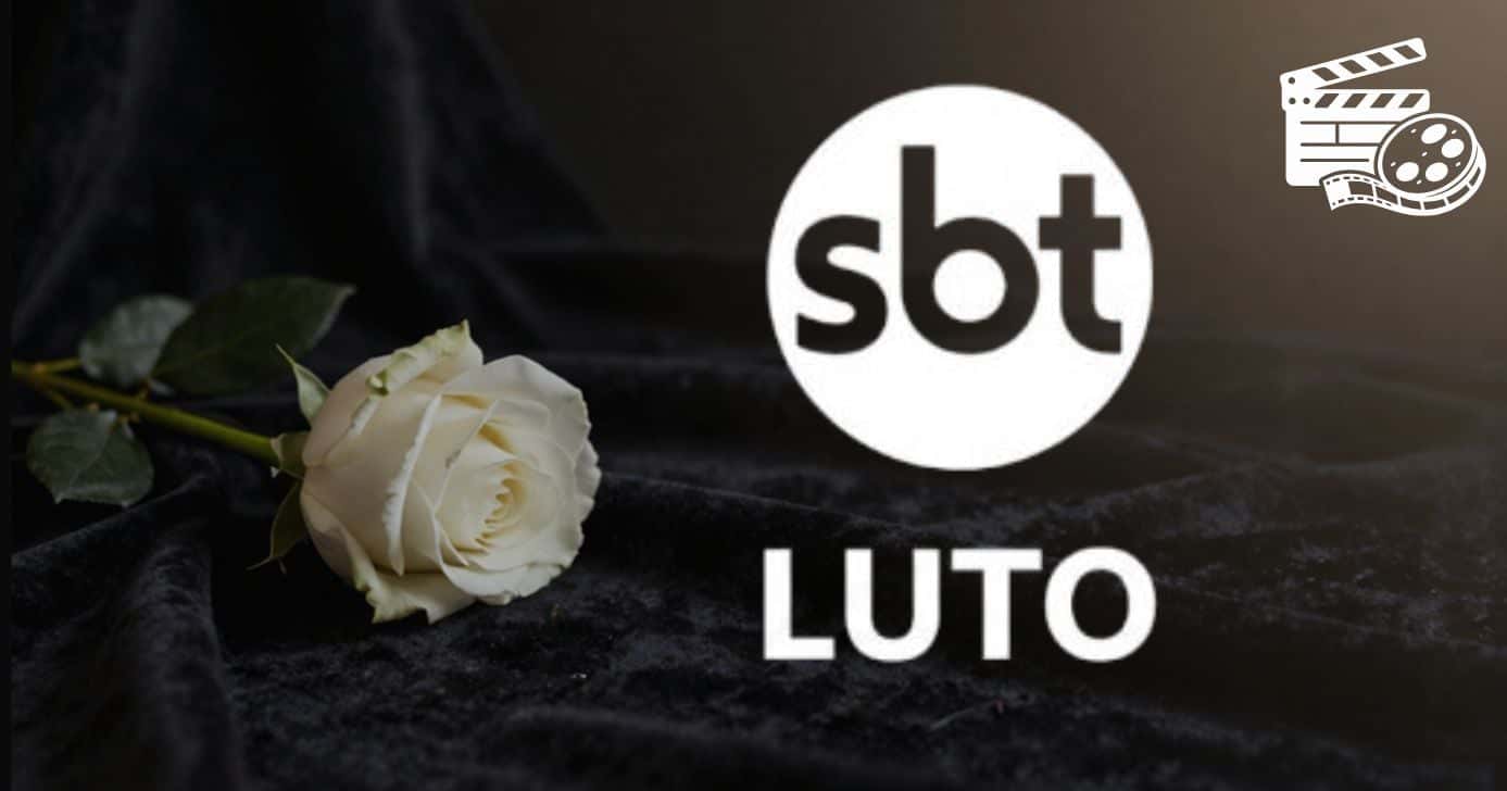 Ilustração de luto de ator do SBT (Foto: Reprodução / SBT / Canva)