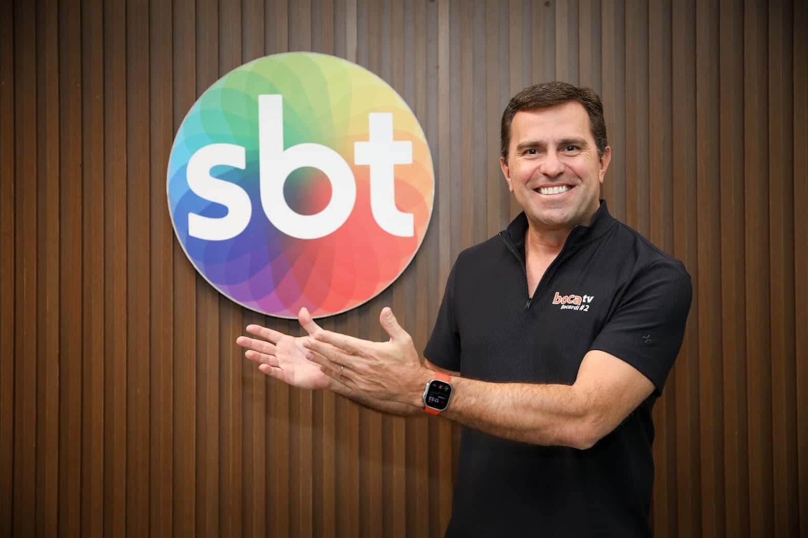 Jornalista Rodrigo Bocardi (Créditos: Rogério Pallatta/SBT)