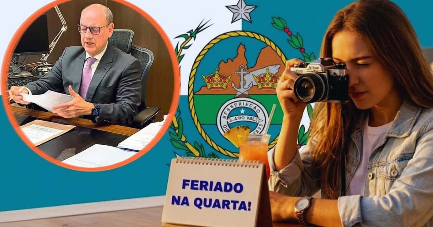 Feriado é decretado em município do RJ (Foto Reprodução/Montagem/Lennita/TV Foco/Canva/GMN/Globo)