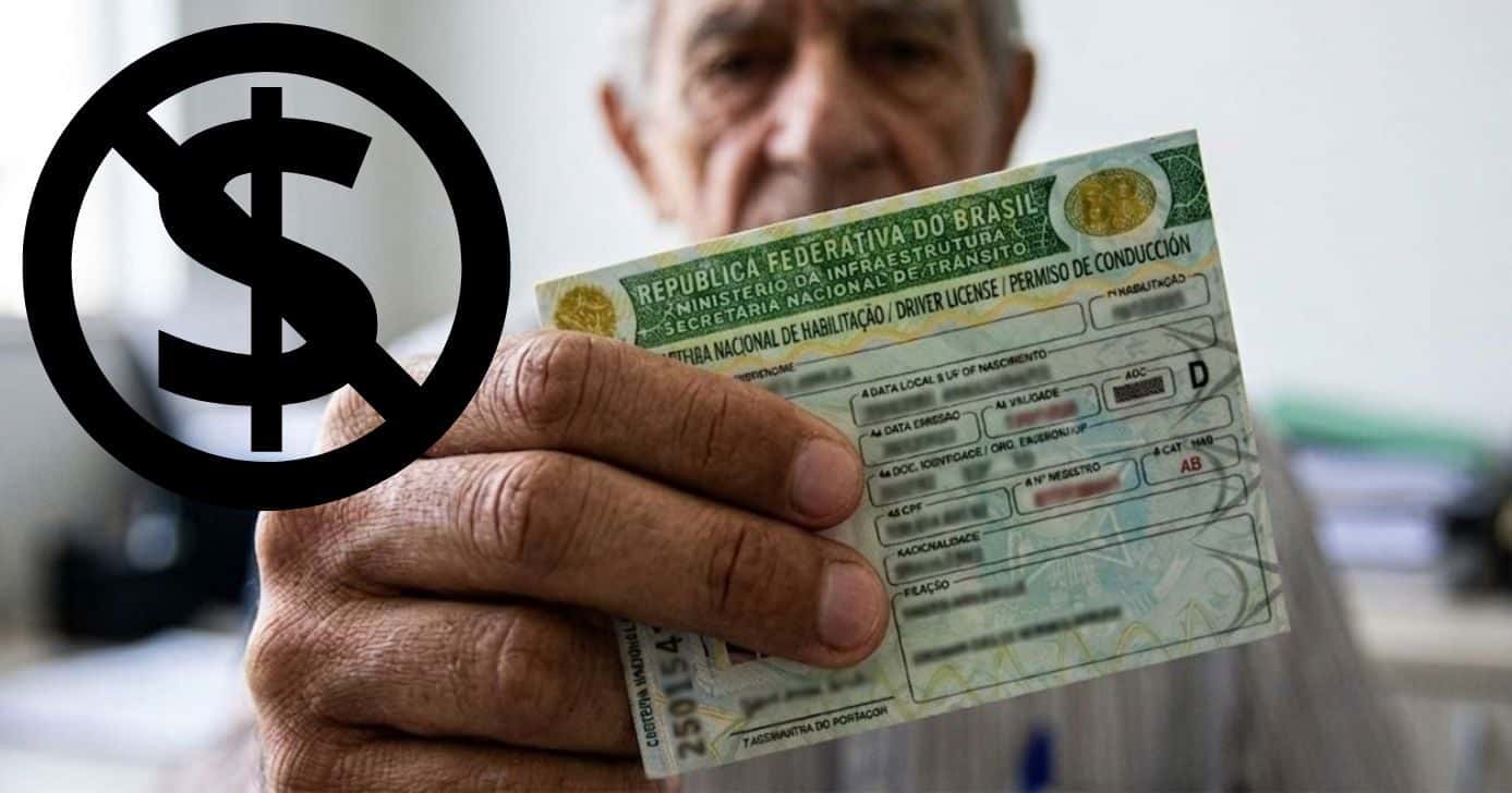 Como idosos com até 69 anos podem renovar a CNH de graça (Foto Reprodução/Montagem/TV Foco/Canva/Paola)