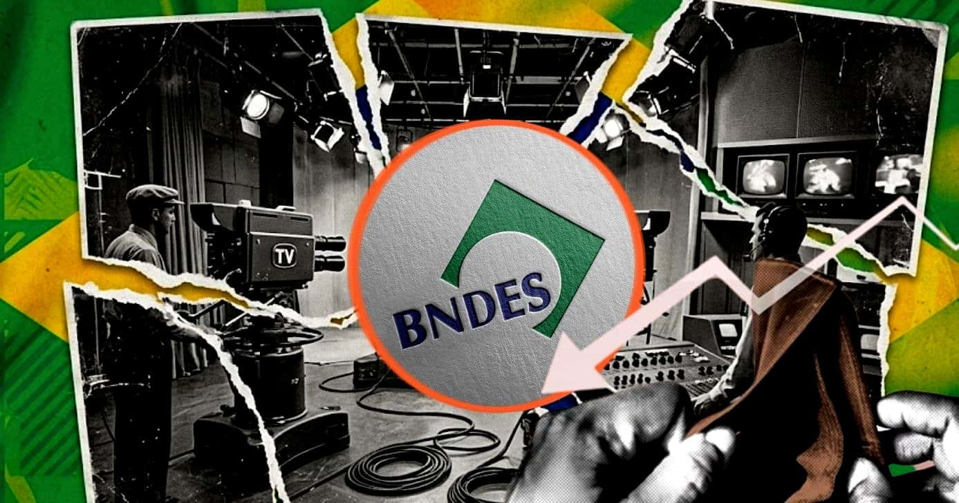 Emissora de TV teve sua falência exigida pelo BNDS após calote (Foto Reprodução/Montagem/Lennita/TV Foco/Canva/GMN)