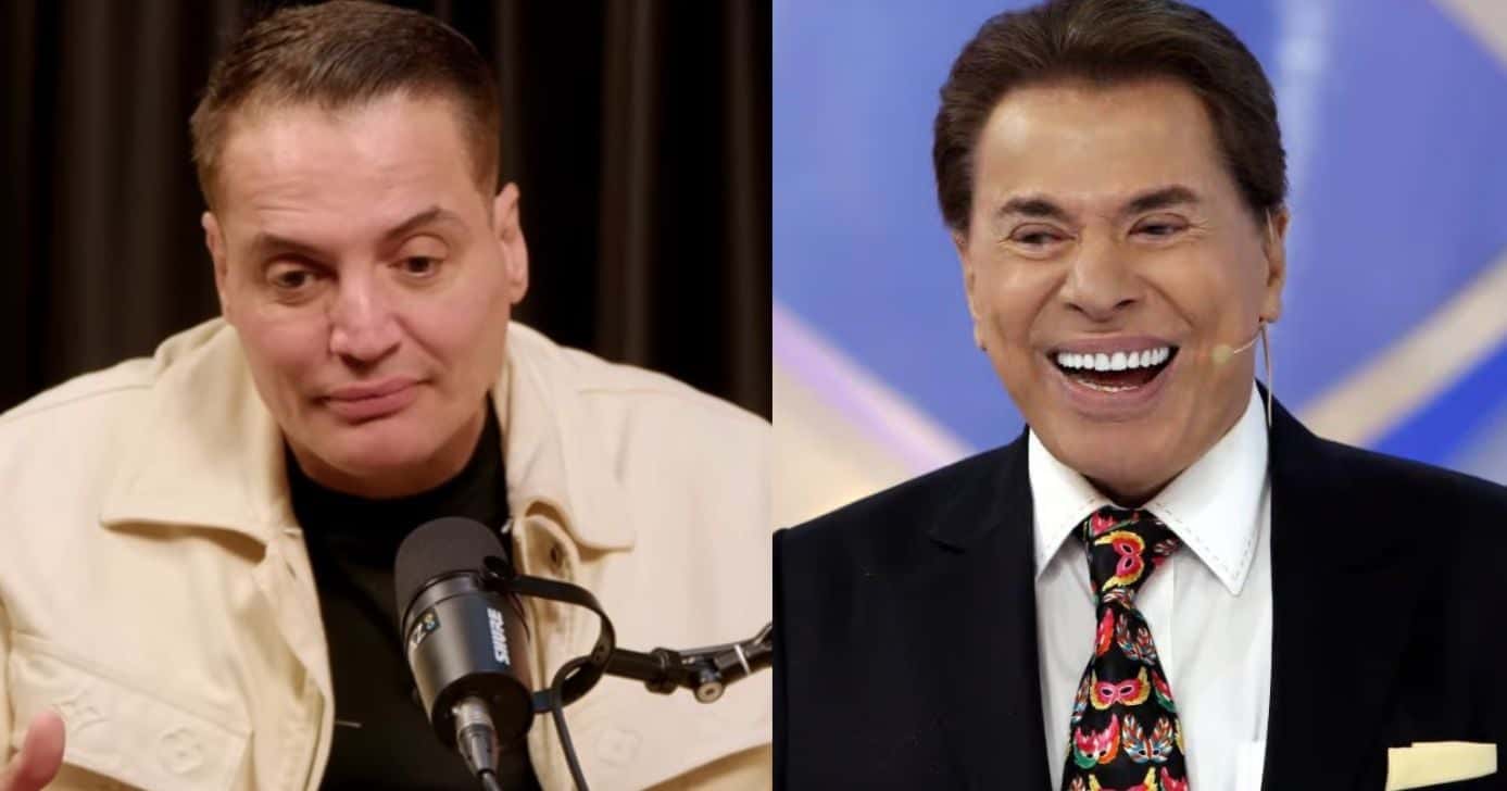 Leo Dias e Silvio Santos (Fotos: Reproduções / YouTube / SBT)