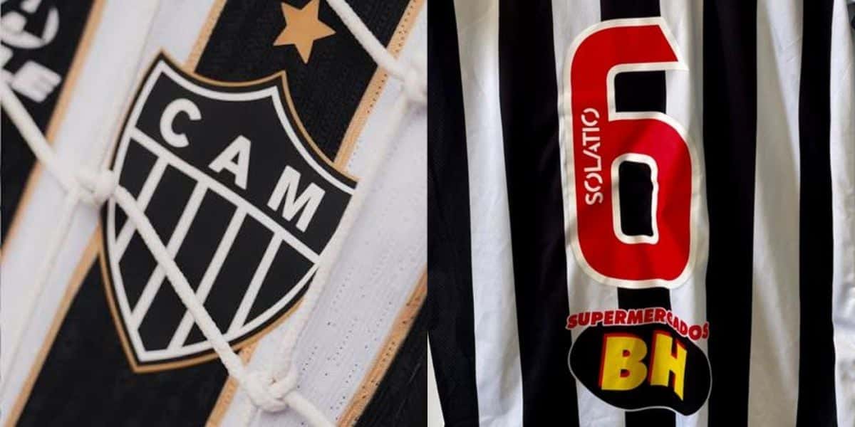 Atlético-MG define novo camisa 6 (Reprodução: Montagem TV Foco)