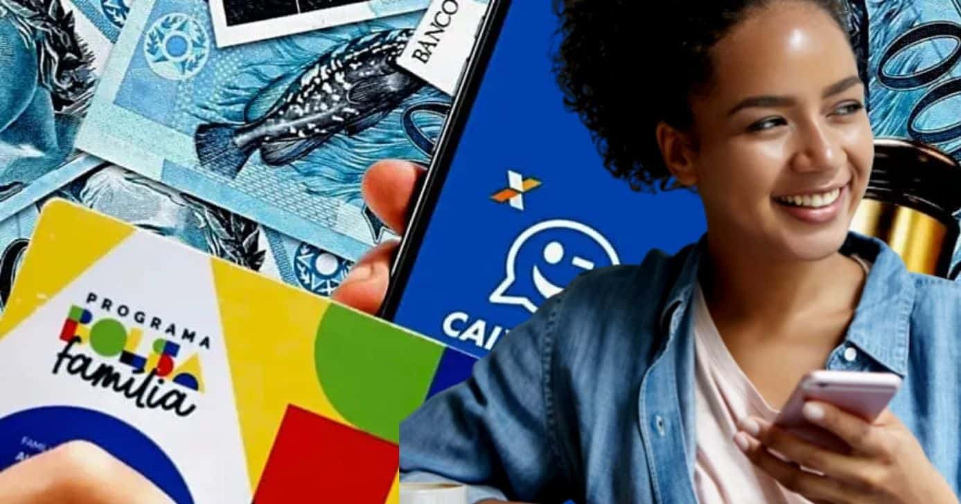 Veja como consultar saldo do Bolsa Família pelo CAIXA Tem (Foto Reprodução/Montagem/Lennita/TV Foco/Canva/GOV)