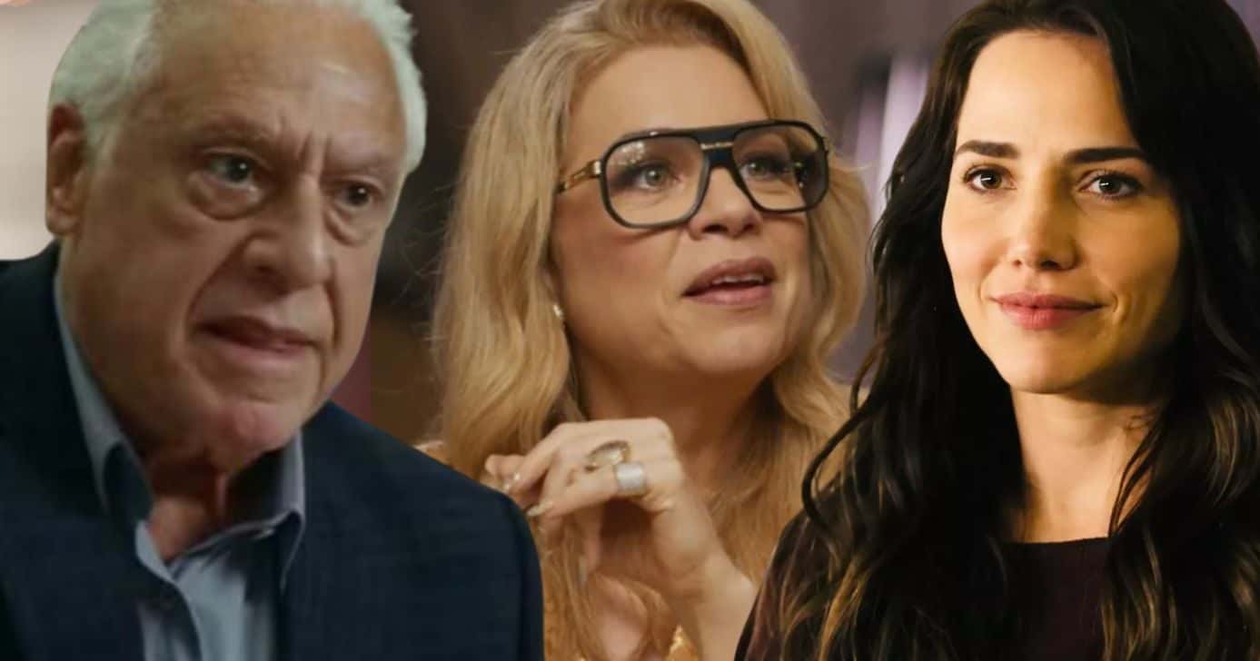 Arthur, Pilar e Adriana em Quem Ama Cuida (Fotos: Reprodução / Globo / Montagem TV Foco)