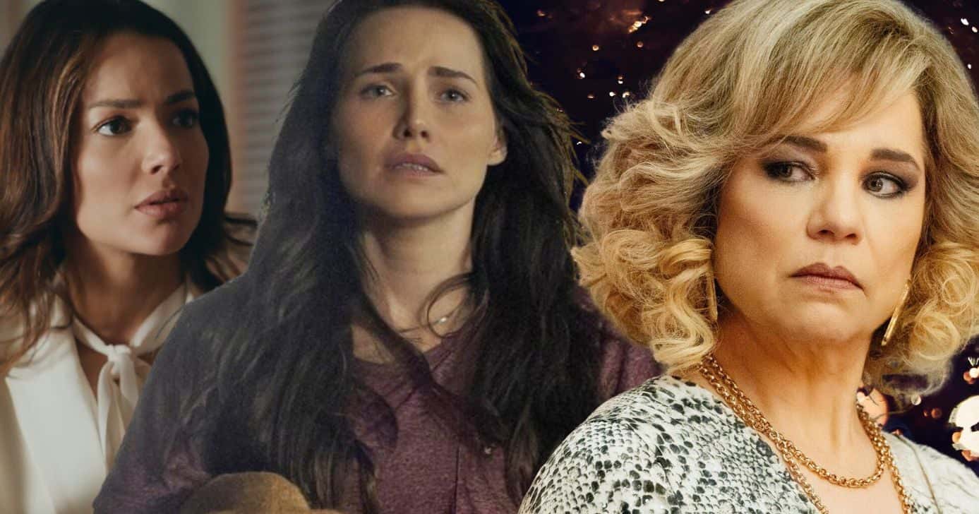 Bruna, Adriana e Pilar em Quem Ama Cuida (Fotos: Reprodução / Globo / Montagem TV Foco)