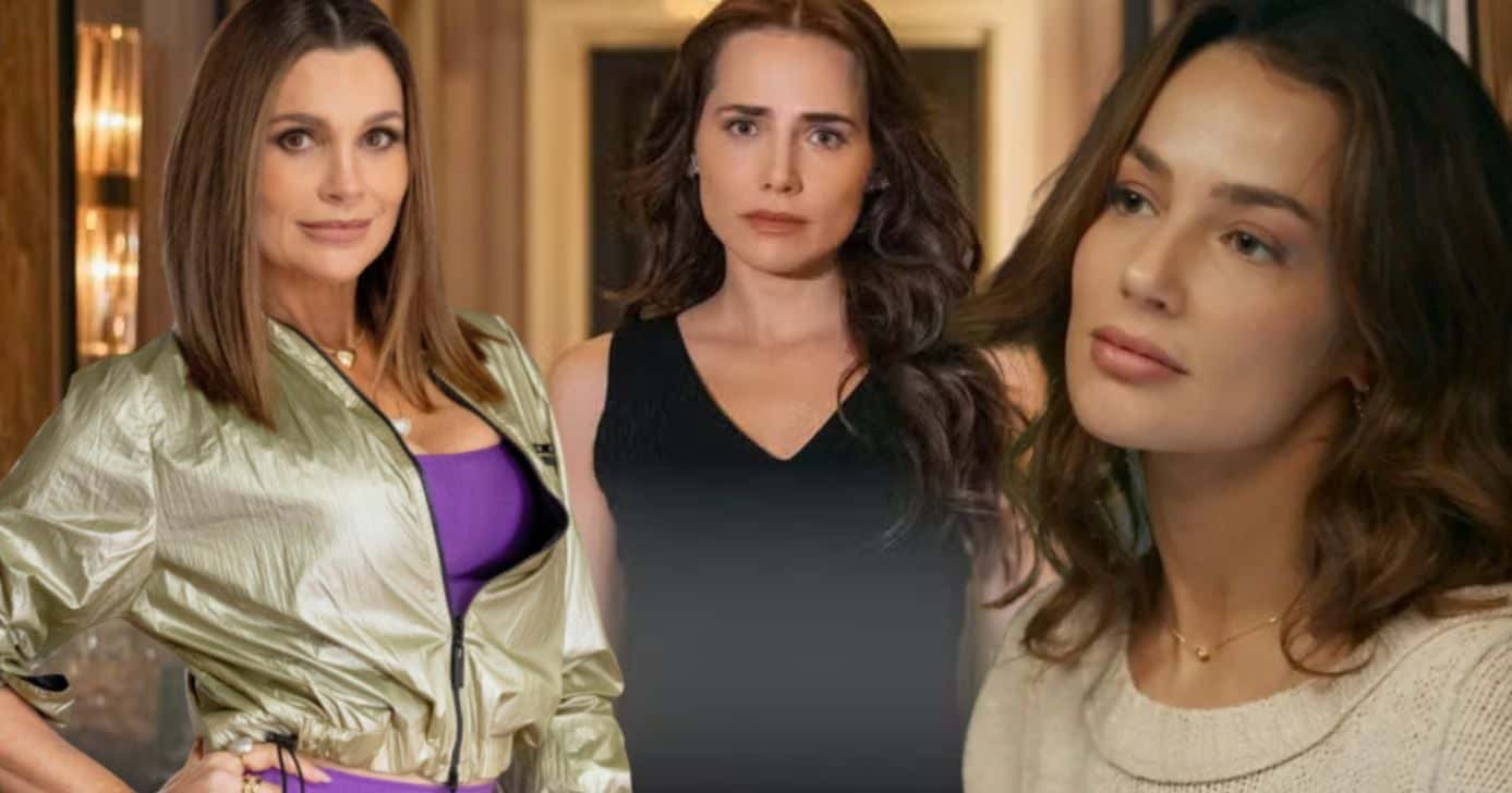 Fábia, Adriana e Bruna em Quem Ama Cuida (Fotos: Reprodução / Globo / Montagem TV Foco)