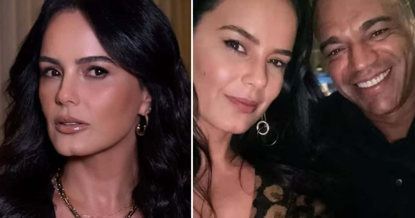 Luciele di Camargo e Denílson (Fotos: Reprodução / Instagram)