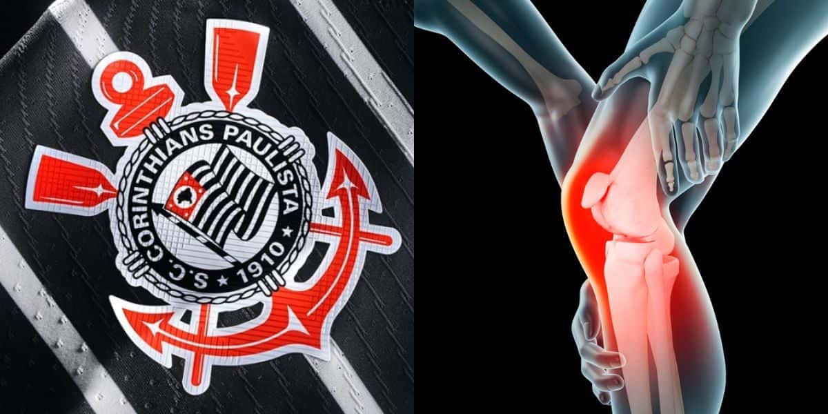 Atacante do Corinthians sofre lesão no treino (Reprodução: Montagem TV Foco)