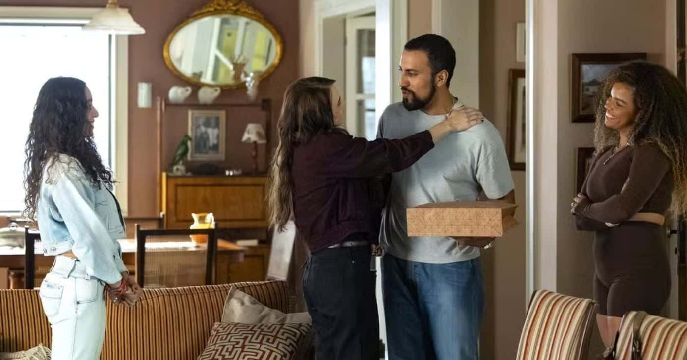 Joel com Adriana em "Quem Ama Cuida" (Foto Reprodução/Globo)