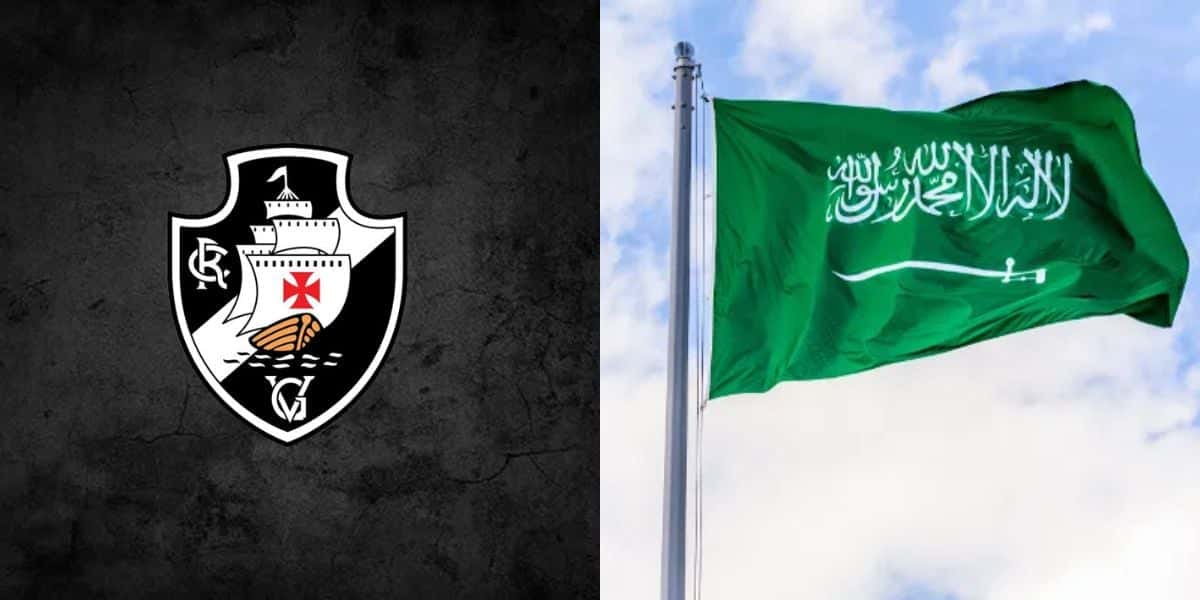 Vasco quer volante que está jogando na Arábia Saudita (Reprodução: Montagem TV Foco)