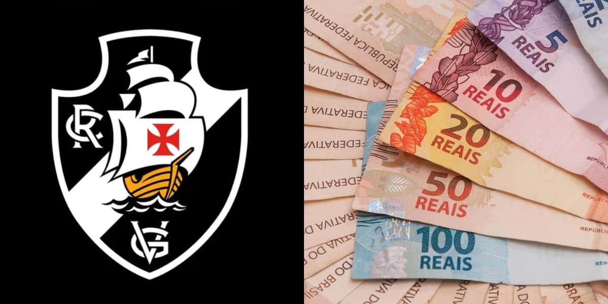 Vasco aguarda R$8,2 milhões da venda de volante (Reprodução: Montagem TV Foco)