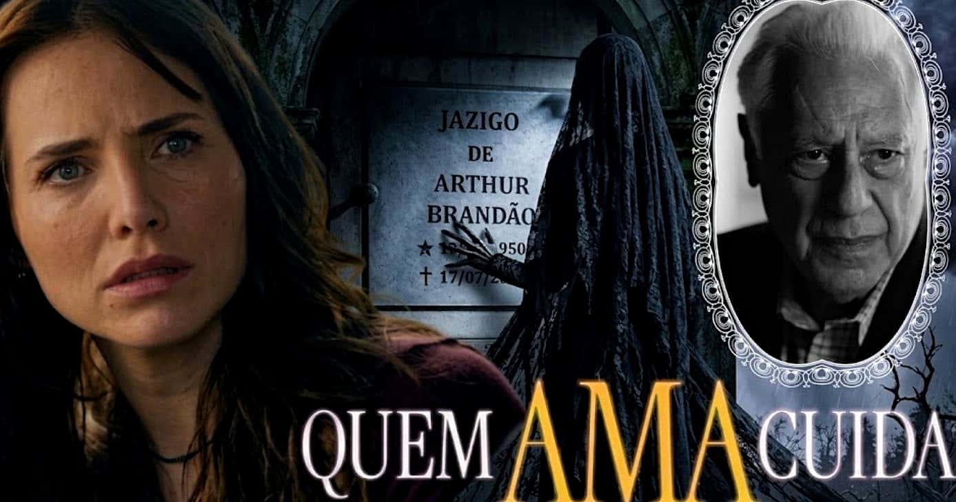Viúva de perito assassinado "revira" os ossos e desvenda morte de Arthur em "Quem Ama Cuida" (Foto Reproduções/Montagem/TV Foco/Canva/Lennita/Globo)