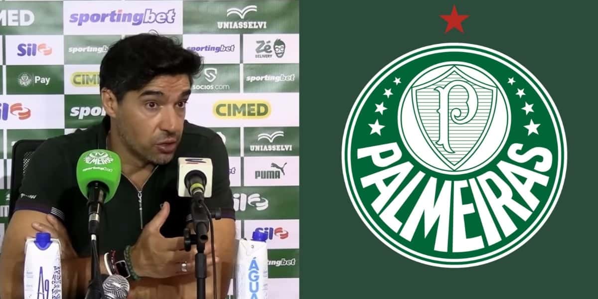 Abel Ferreira durante coletiva do Palmeiras (Foto YouTube Palmeiras TV )