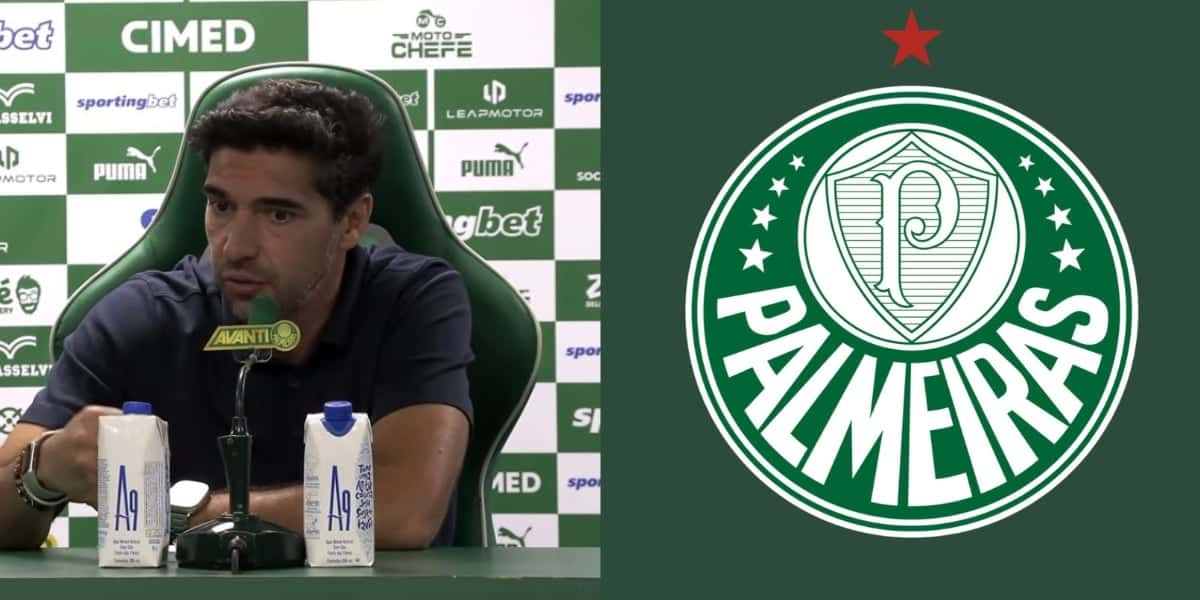 Abel Ferreira durante coletiva do Palmeiras(Foto_ YouTube Palmeiras TV )