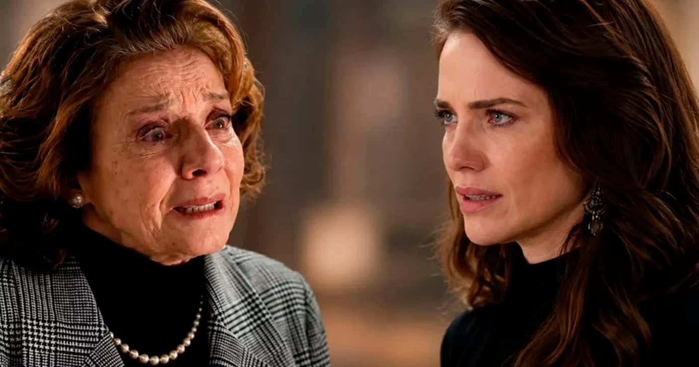 Adriana e Diná em Quem Ama Cuida (Foto: Reprodução)