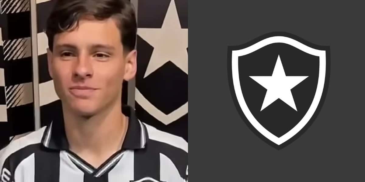 Álvaro Montoro, do Botafogo foto: YouTube Botafogo TV)