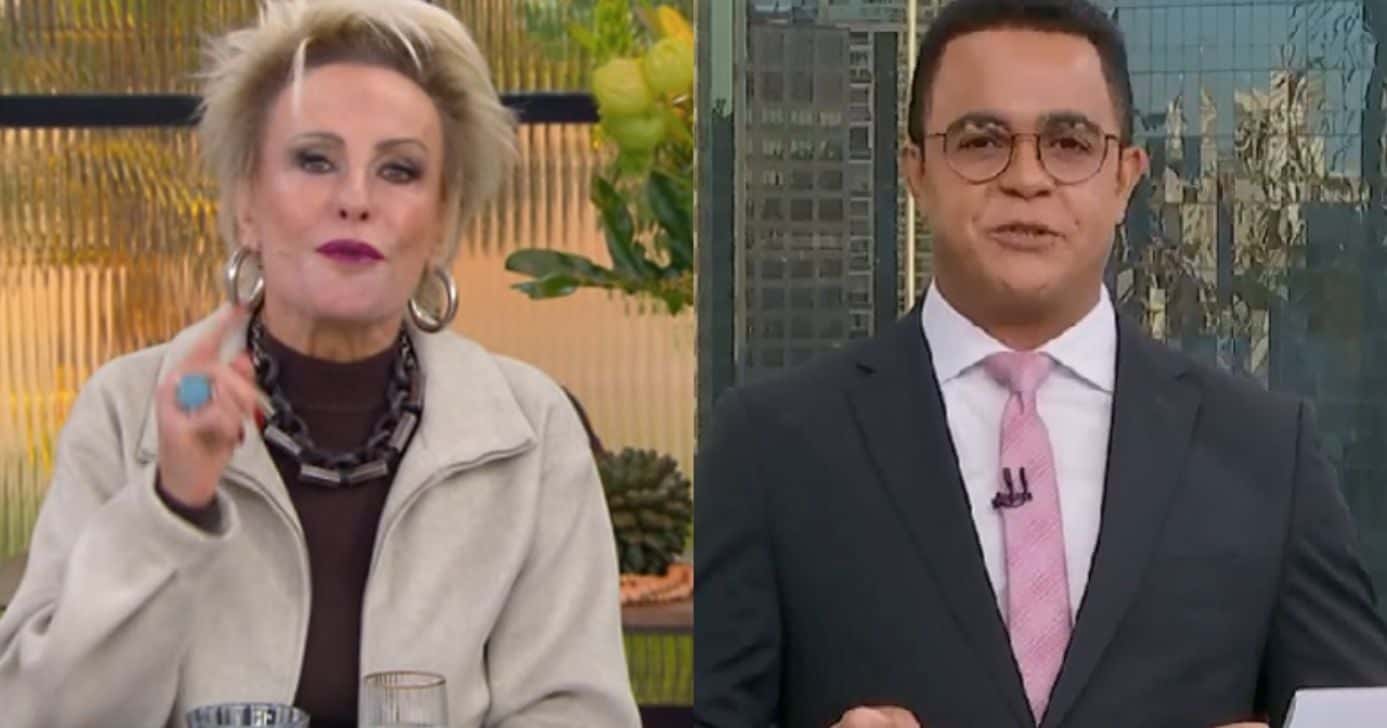 Ana Maria no Mais Você e Marcelo Pereira no Bom Dia São Paulo (Fotos: Reproduções / Globo)