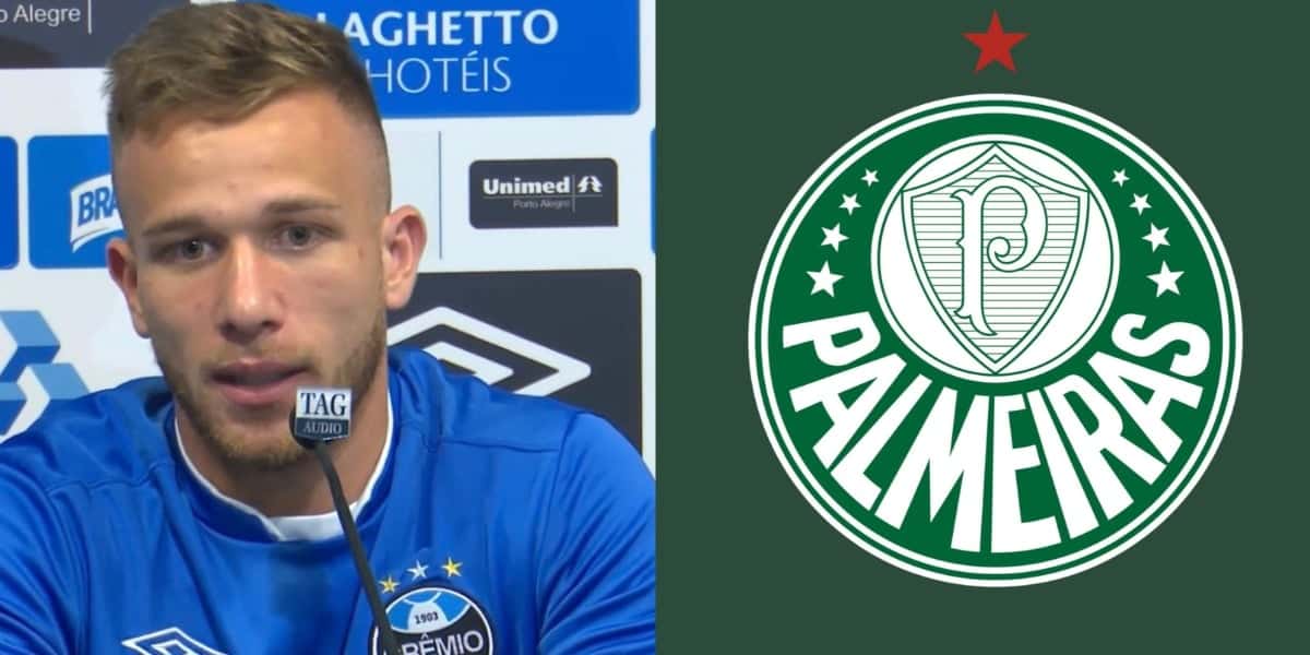 Arthur está na mira do Palmeiras (Foto YouTube Grêmio )