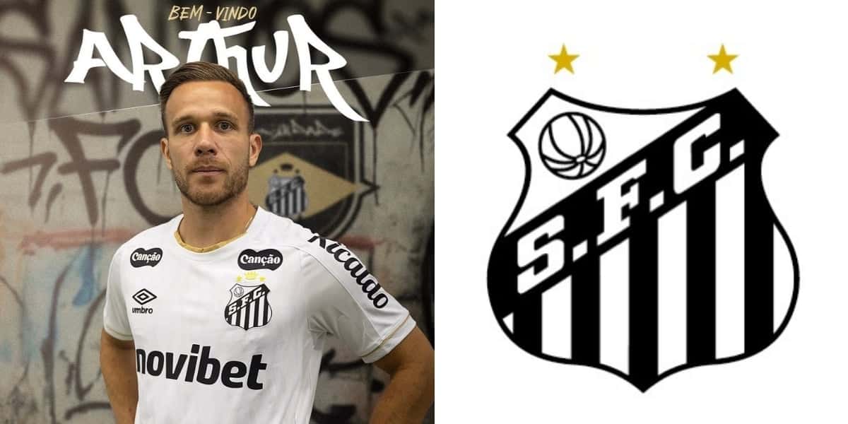 Arthur, novo reforço do Santos (Foto - Divulgação Santos)