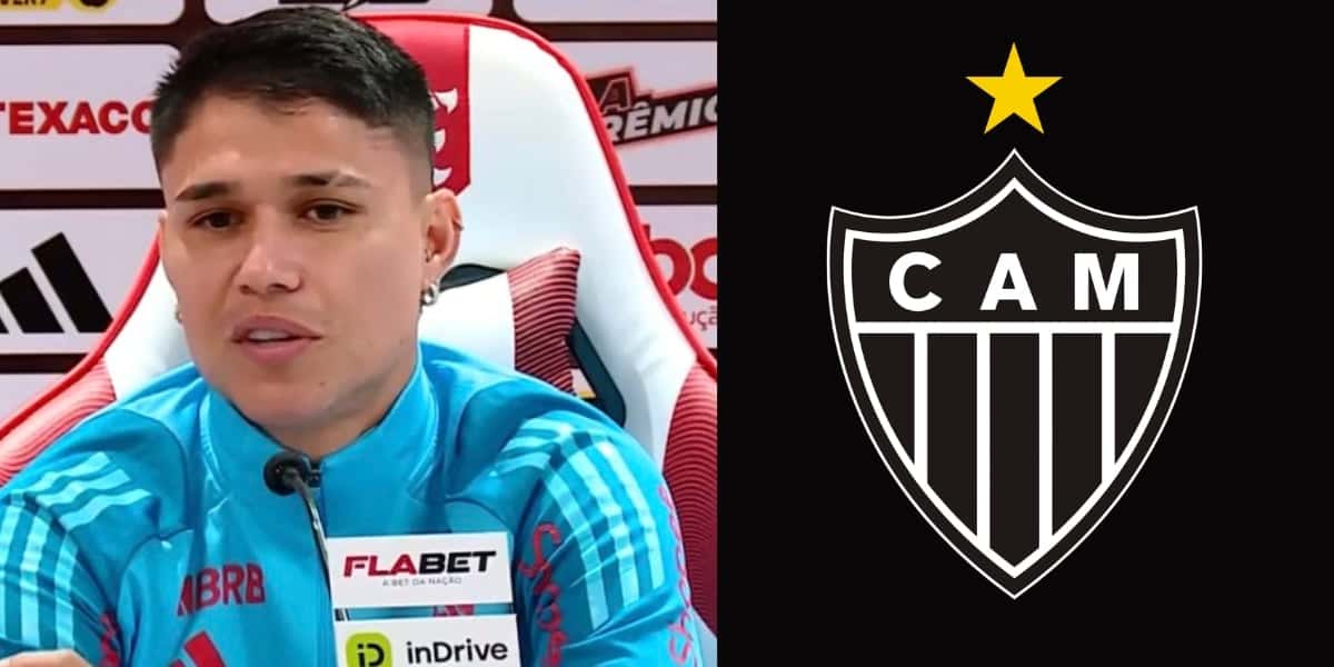Atlético-MG define sobre Luiz Araújo (Foto FLATV)