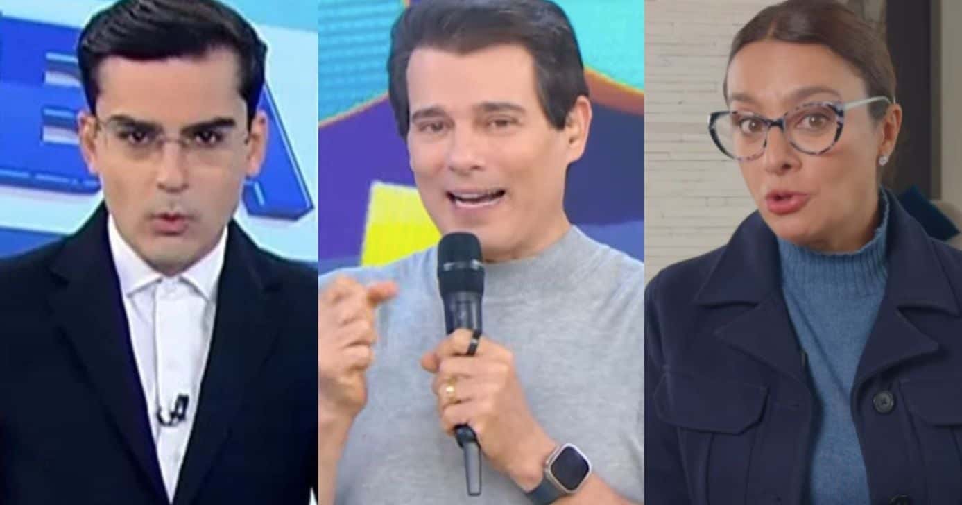 Dudu Camargo, Celso Portiolli e Catia Fonseca (Fotos: Reproduções / Record / SBT / Instagram)