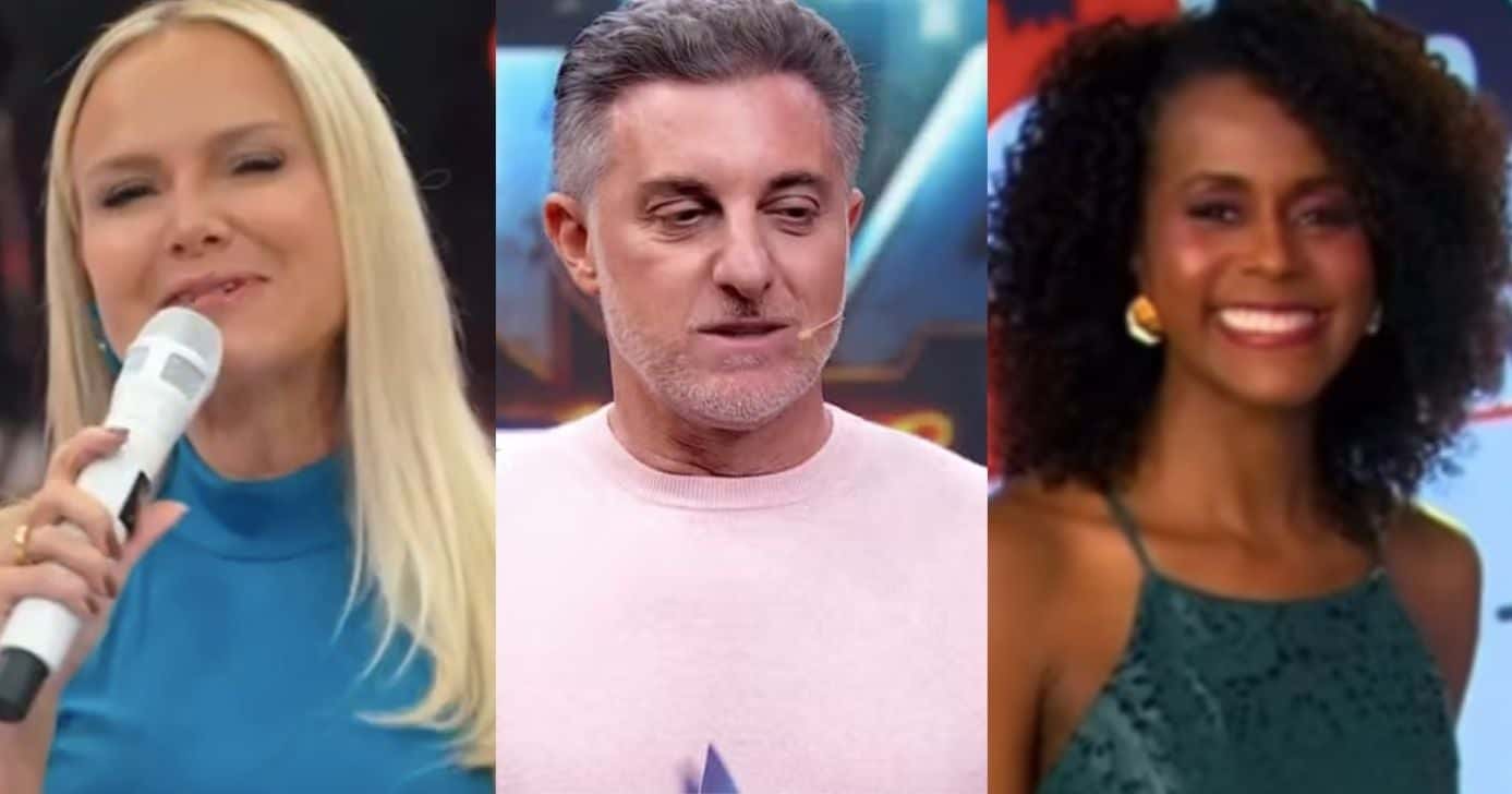 Eliana, Luciano Huck e Maju Coutinho (Fotos: Reproduções / Globo)