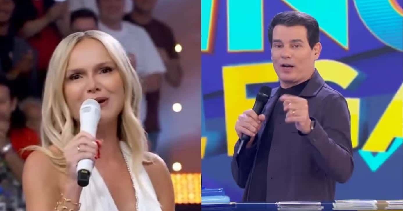 Eliana na Globo e Portiolli no SBT (Foto: Reprodução/Internet)