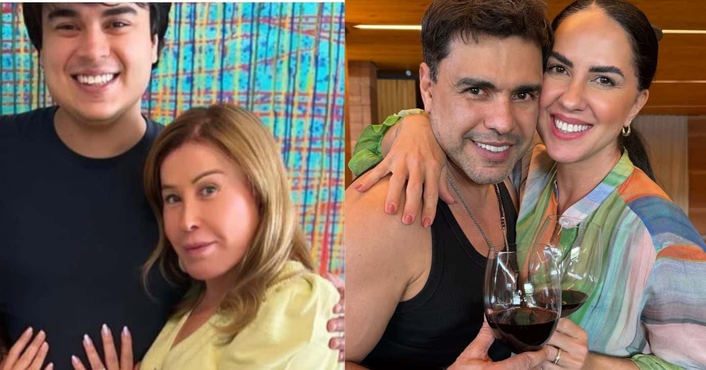 Igor Camargo, Zilu, Zezé Di Camargo e Graciele Lacerda (Fotos: Reproduções / Instagram)