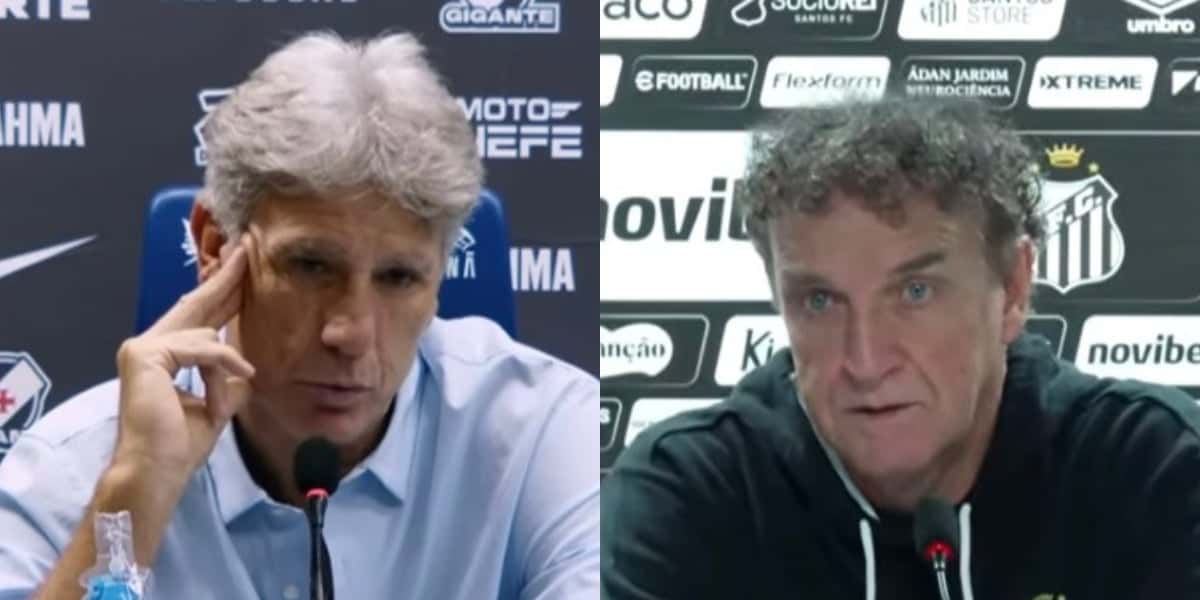 Renato Gaúcho pode substituir Cuca no Santos (Foto - YouTube Vasco e Santos)