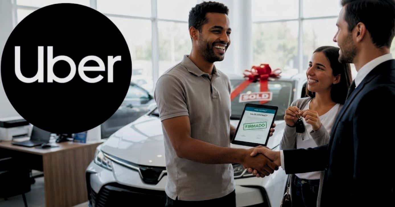 Veja os melhores carros usados para trabalhar com o Uber e demais app (Foto Reprodução/Montagem/Lennita/TV Foco/Canva)