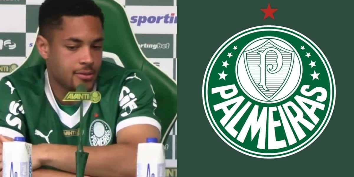 Vitor Roque, atacante do Palmeiras (Foto YouTube Palmeiras TV )