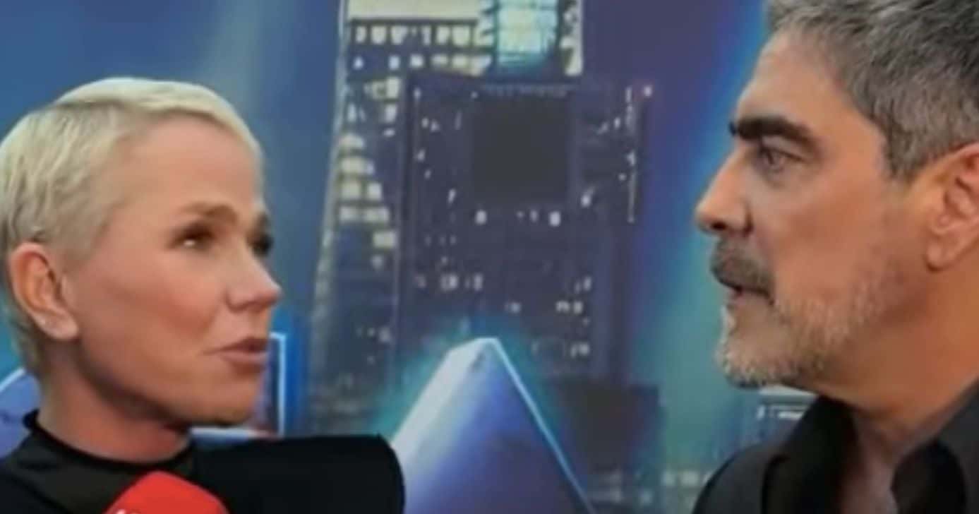 Xuxa e Junno Andrade (Foto: Reprodução / YouTube)