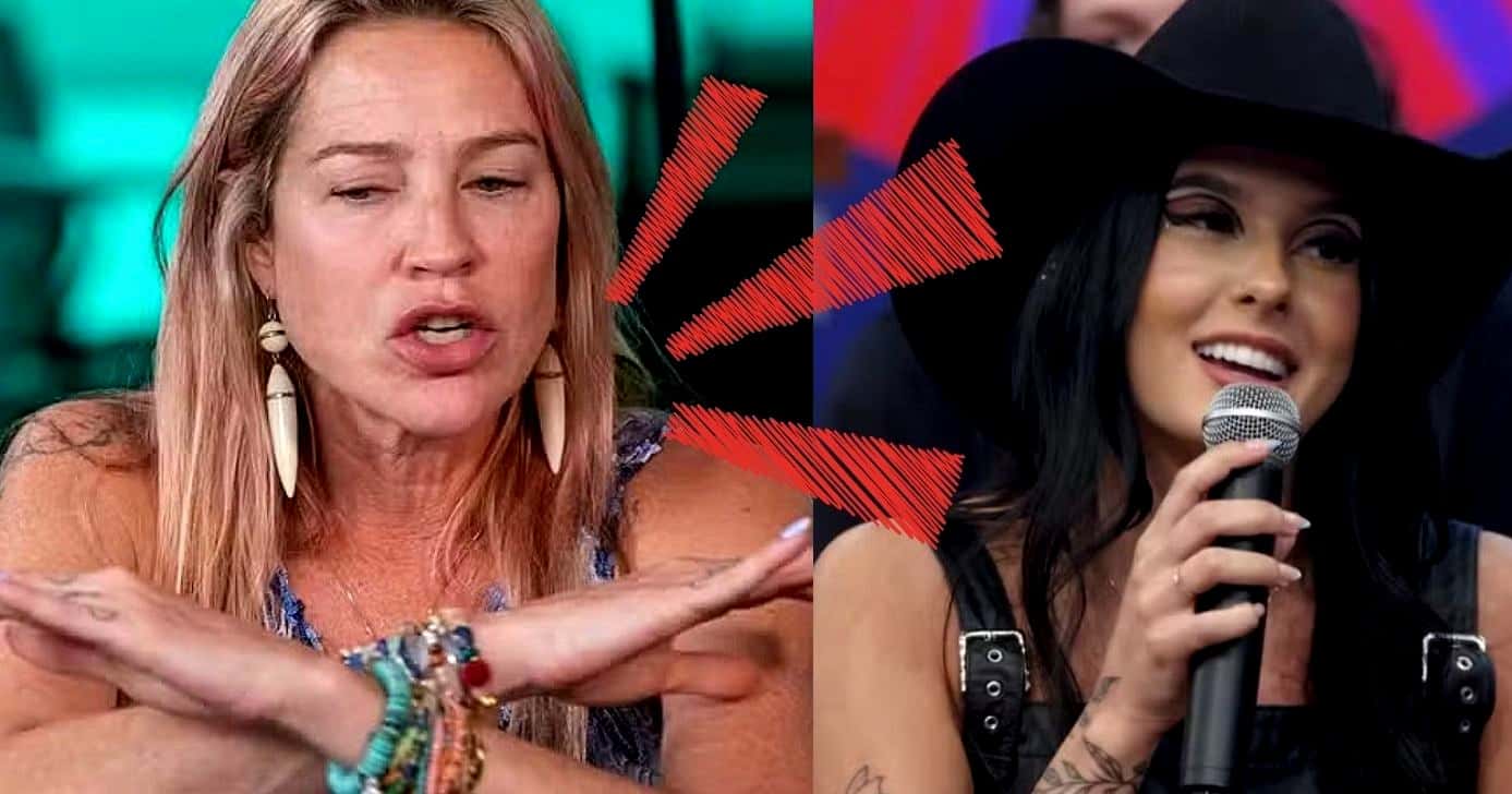 Luana Piovani volta a detonar as atitudes de Ana Castela (Foto Reprodução/Montagem/Lennita/TV Foco/Canva/Globo/Altas Horas/YouTube)