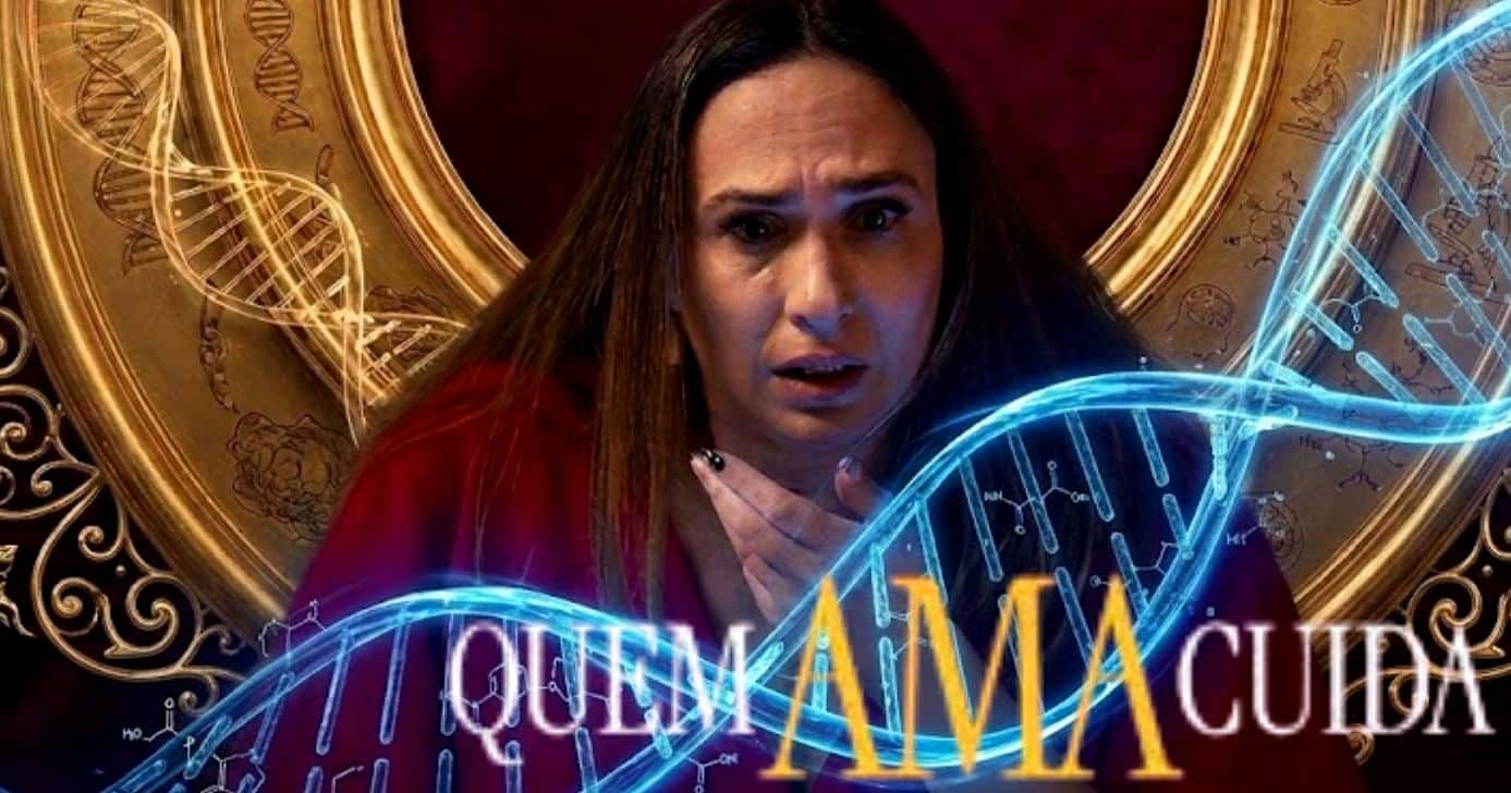 Segredo sobre paternidade de Brigitte pode vir à tona em "Quem Ama Cuida" (Foto Reprodução/Montagem/Lennita/TV Foco/Canva/Globo)