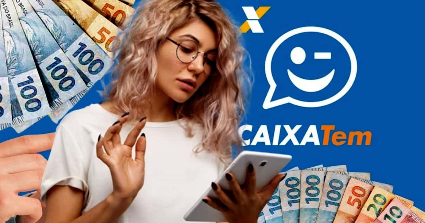 CAIXA Tem/Dinheiro ( (Foto Reprodução/Montagem/Lennita/TV Foco/Canva)