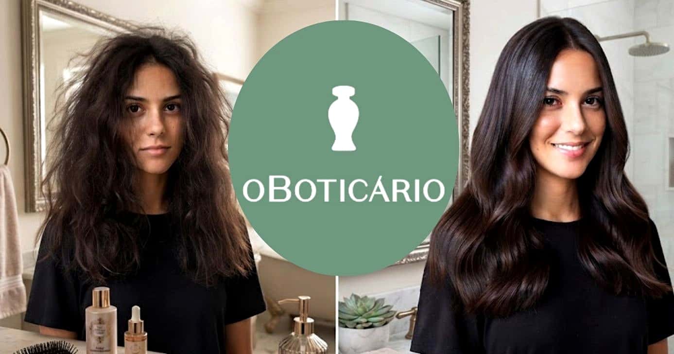 Veja como se livrar do Frizz com essa linha de O Boticário (Foto Reprodução/Montagem/Lennita/TV Foco/GMN/Canva/Boticário)