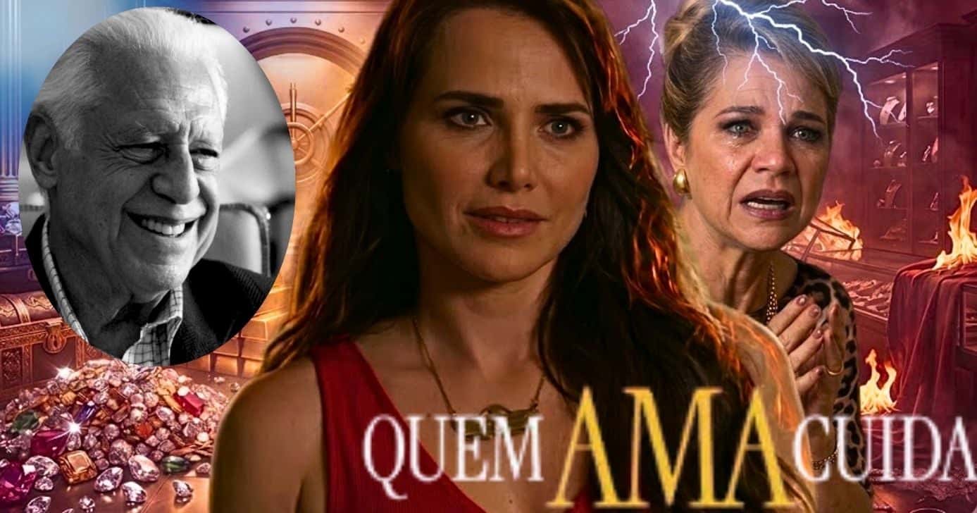 Adriana dá a volta por cima para o desespero de Pilar Brandão em "Quem Ama Cuida" (Foto: Reprodução/Lennita/TV Foco/GMN/Globo/Canva)
