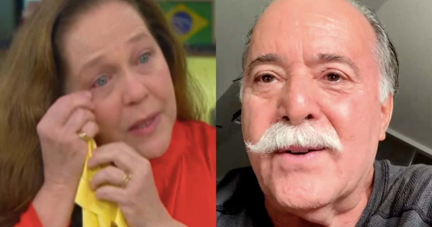 Isabela Garcia e Tony Ramos no Mais Você (Foto: Reprodução / Globo)