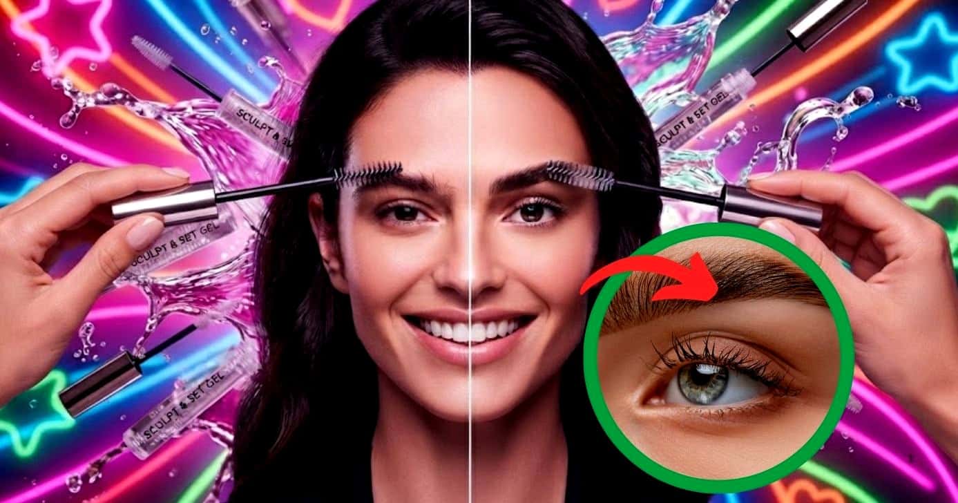 Gel de sobrancelha alinha e preenche (Foto Reprodução/Montagem/Lennita/TV Foco/Canva/GMN)
