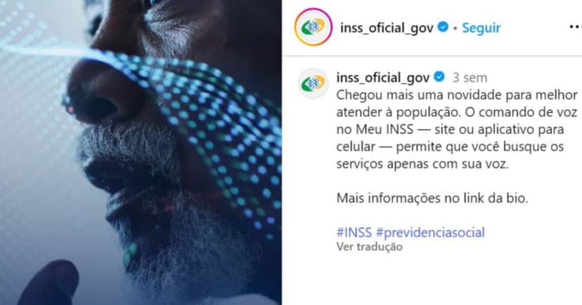 INSS comunica novo serviço INSS comunica novo serviço