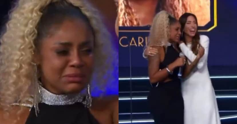 Cariúcha recebe apoio de Patrícia Abravanel (Foto: Reprodução/Montagem TV Foco) Cariúcha recebe apoio de Patrícia Abravanel (Foto: Reprodução/Montagem TV Foco)
